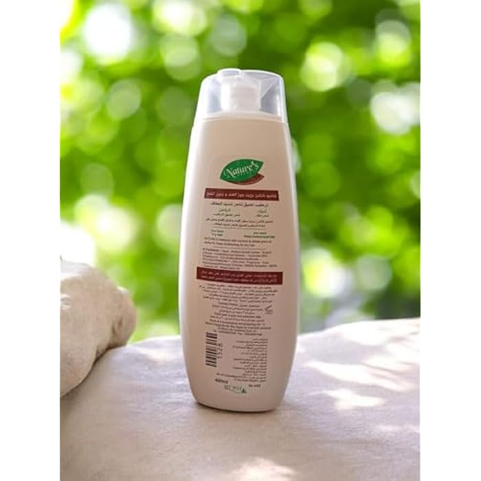 Hair Fall Reducing Shampoo & Conditioner with Garlic Extract, 615ml + Free Nature's Shampoo with Coconut Oil & Wheat Germ - Deep Conditioning for Extra Dry Hair - 400ml - Image 4